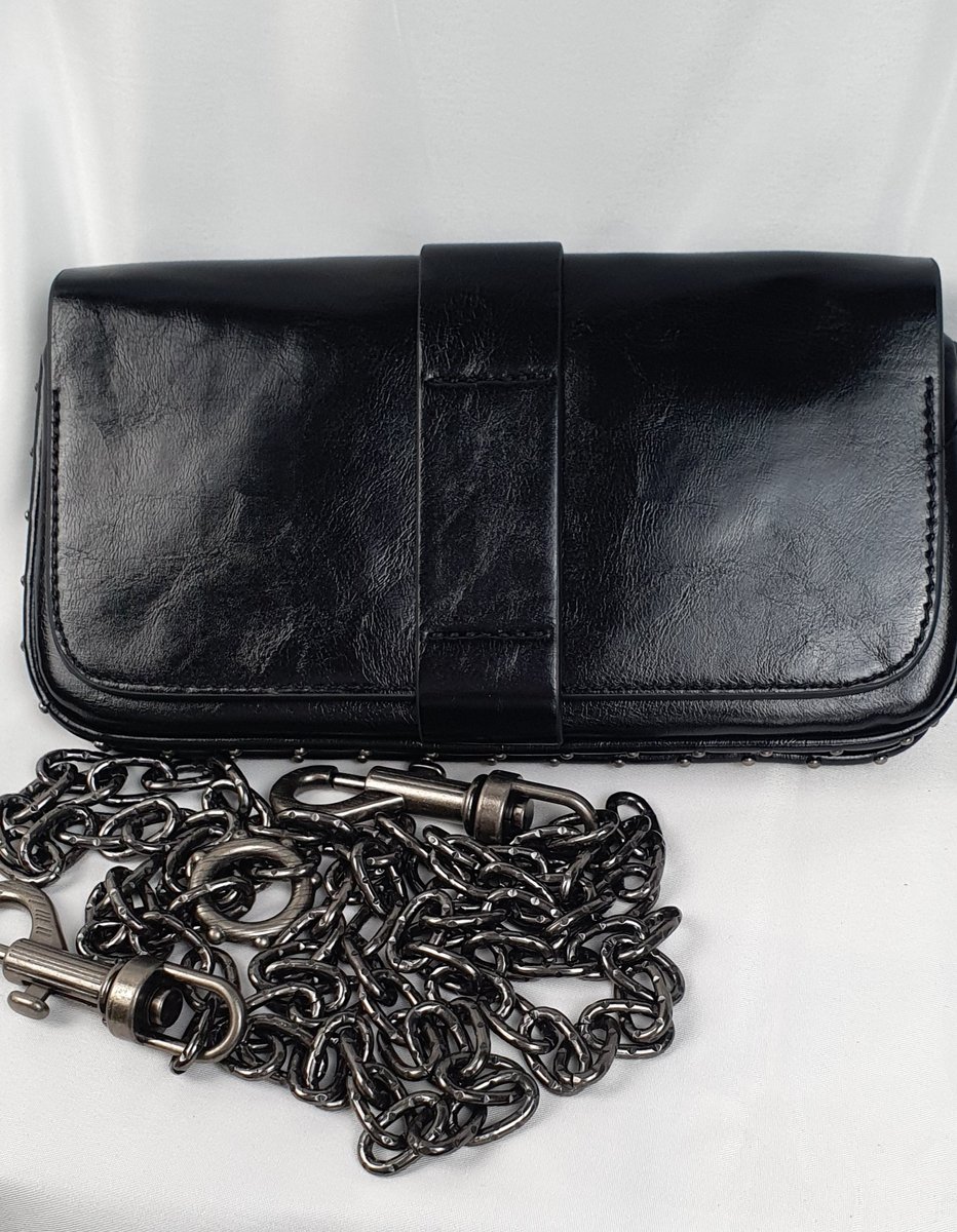 Zadig et Voltaire Clutch schwarz mit Dustbag #6