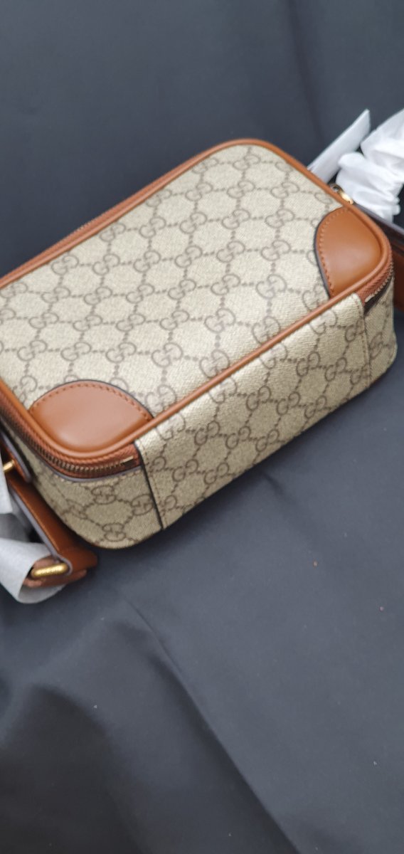 Gucci GG Supreme Messenger Bag beige braun #5