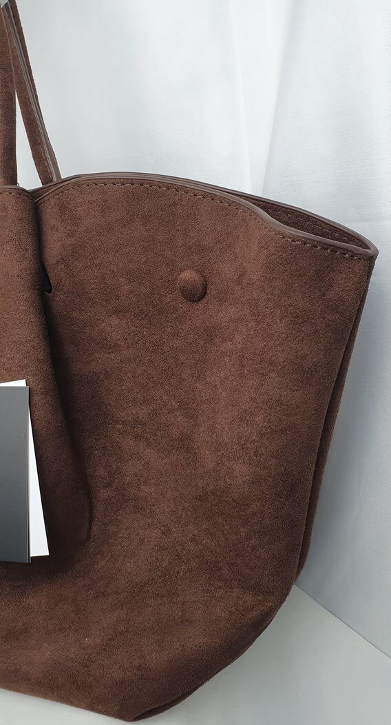 DeMellier London Tasche Braun Suede #7