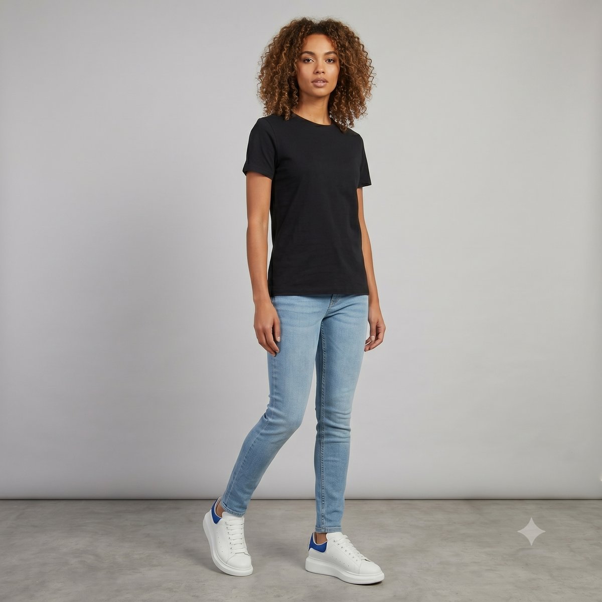 Alexander McQueen Oversized Sneaker Weiß/Blau #5
