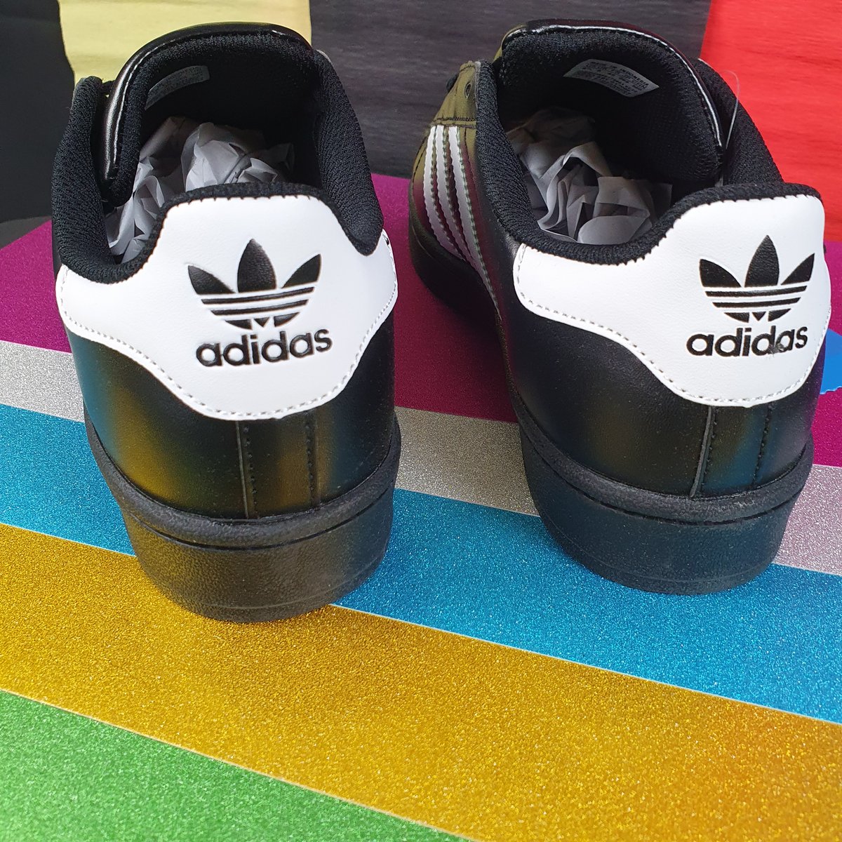 Adidas Superstar Schwarz/Weiß Gold #5