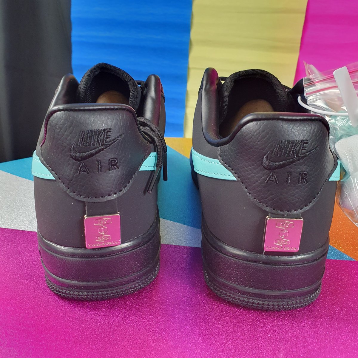 Nike Air Force 1 Low x Tiffany & Co. Schwarz/Teal #5