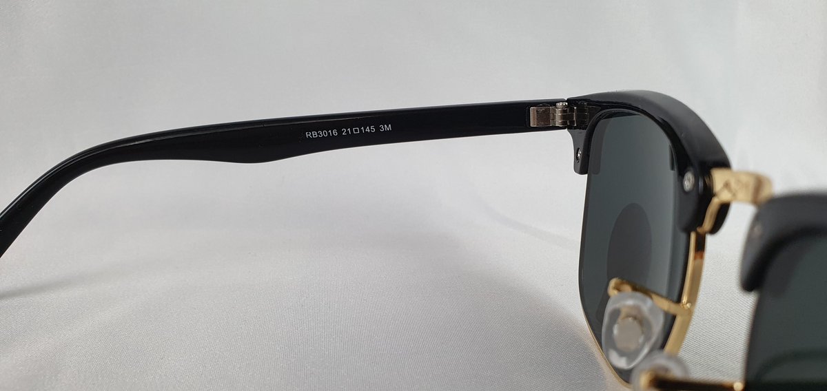 Ray-Ban Clubmaster RB3016 schwarz gold #6