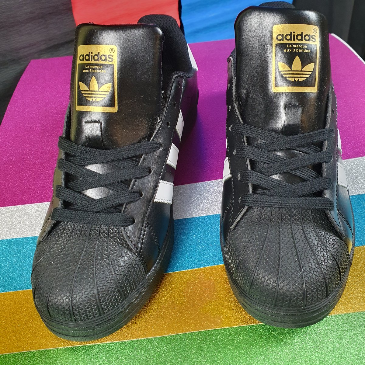 Adidas Superstar Schwarz/Weiß Gold #6
