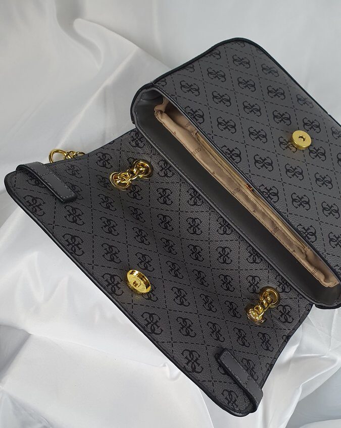 Guess Handtasche grau 4G-Logo #6