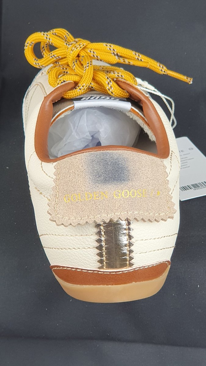 Golden Goose True Star Leder-Sneaker creme/weiß #9