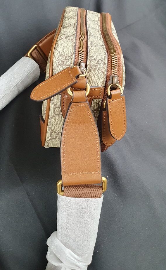 Gucci GG Supreme Messenger Bag beige braun #7