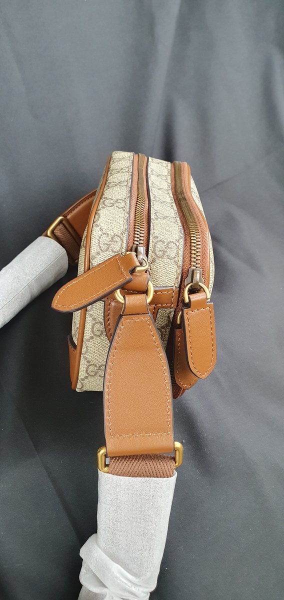 Gucci GG Supreme Messenger Bag beige braun #7