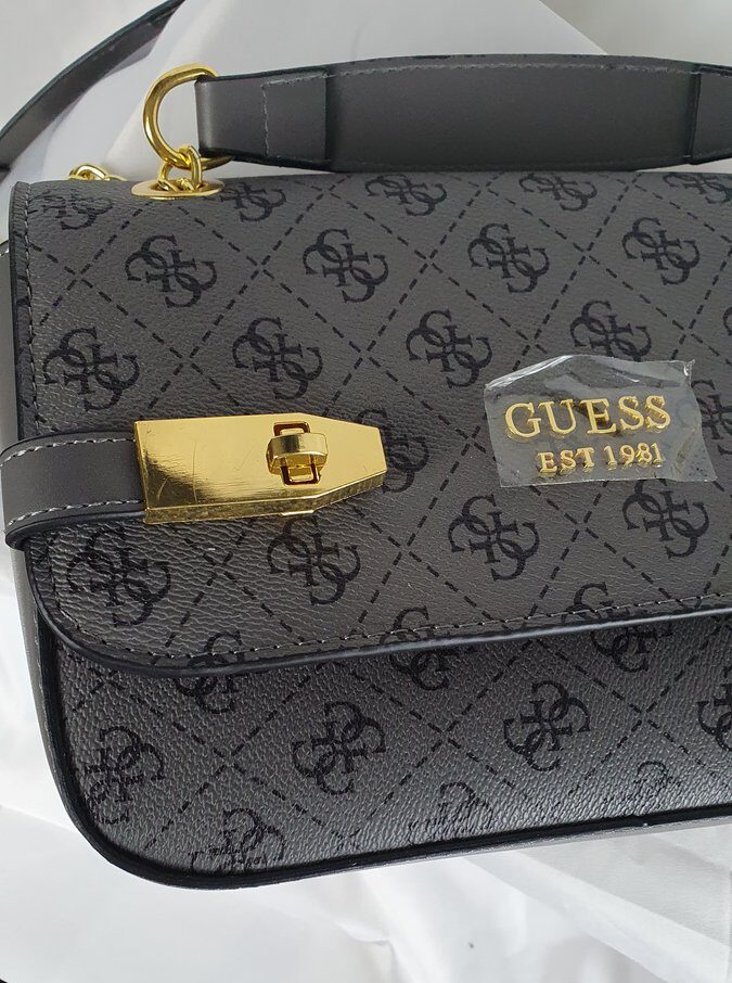 Guess Handtasche grau 4G-Logo #7