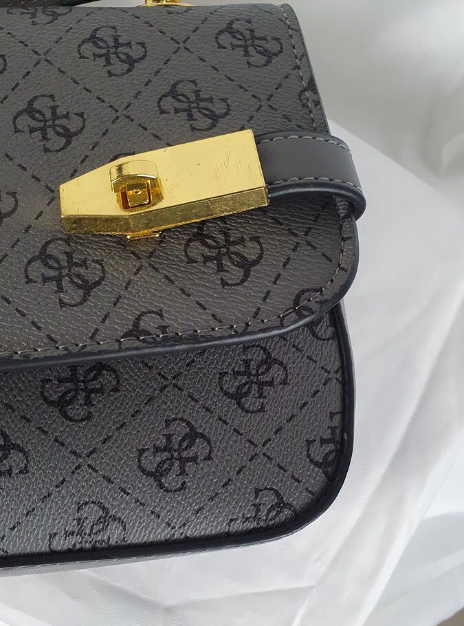 Guess Handtasche grau 4G-Logo #8