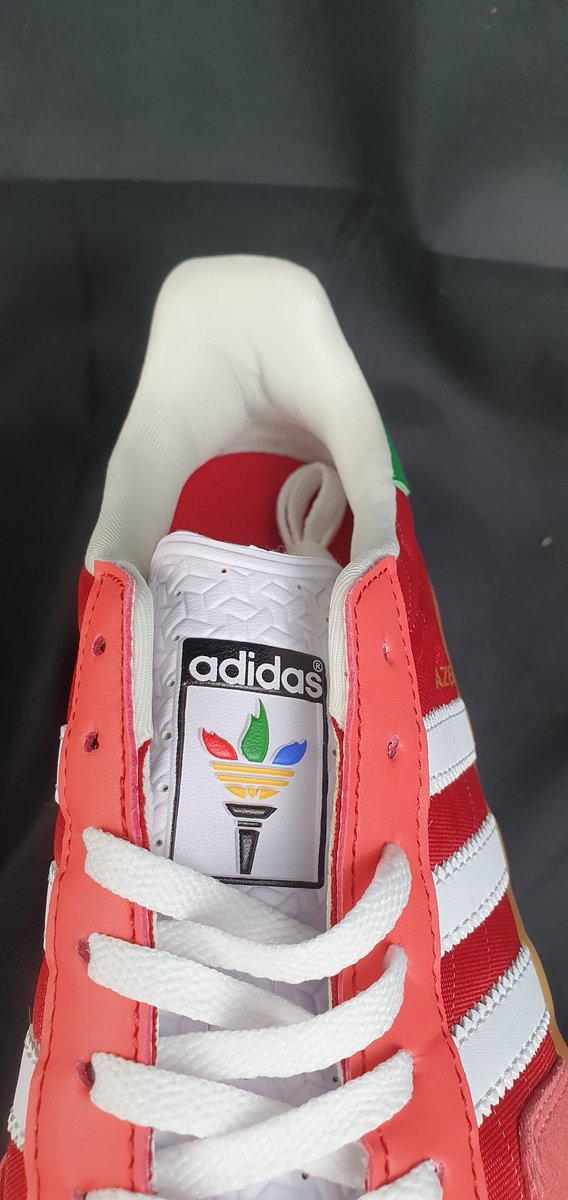 Adidas Gazelle Bold rot weiß #21