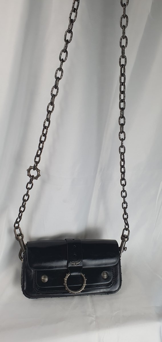 Zadig et Voltaire Clutch schwarz mit Dustbag #9